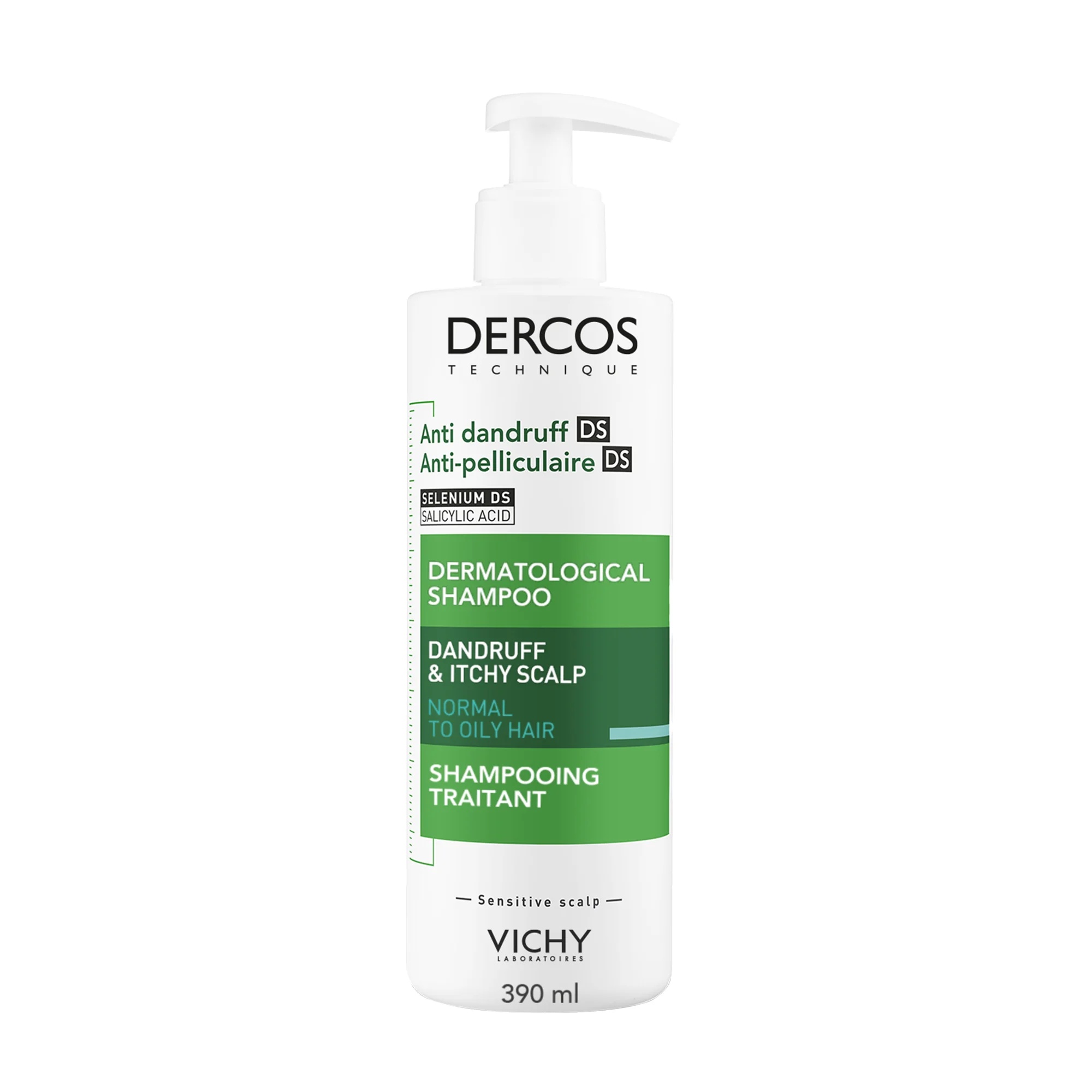 Vichy Dercos Technique 400 ml Shampoo anticaspa para cabelos normais e oleosos