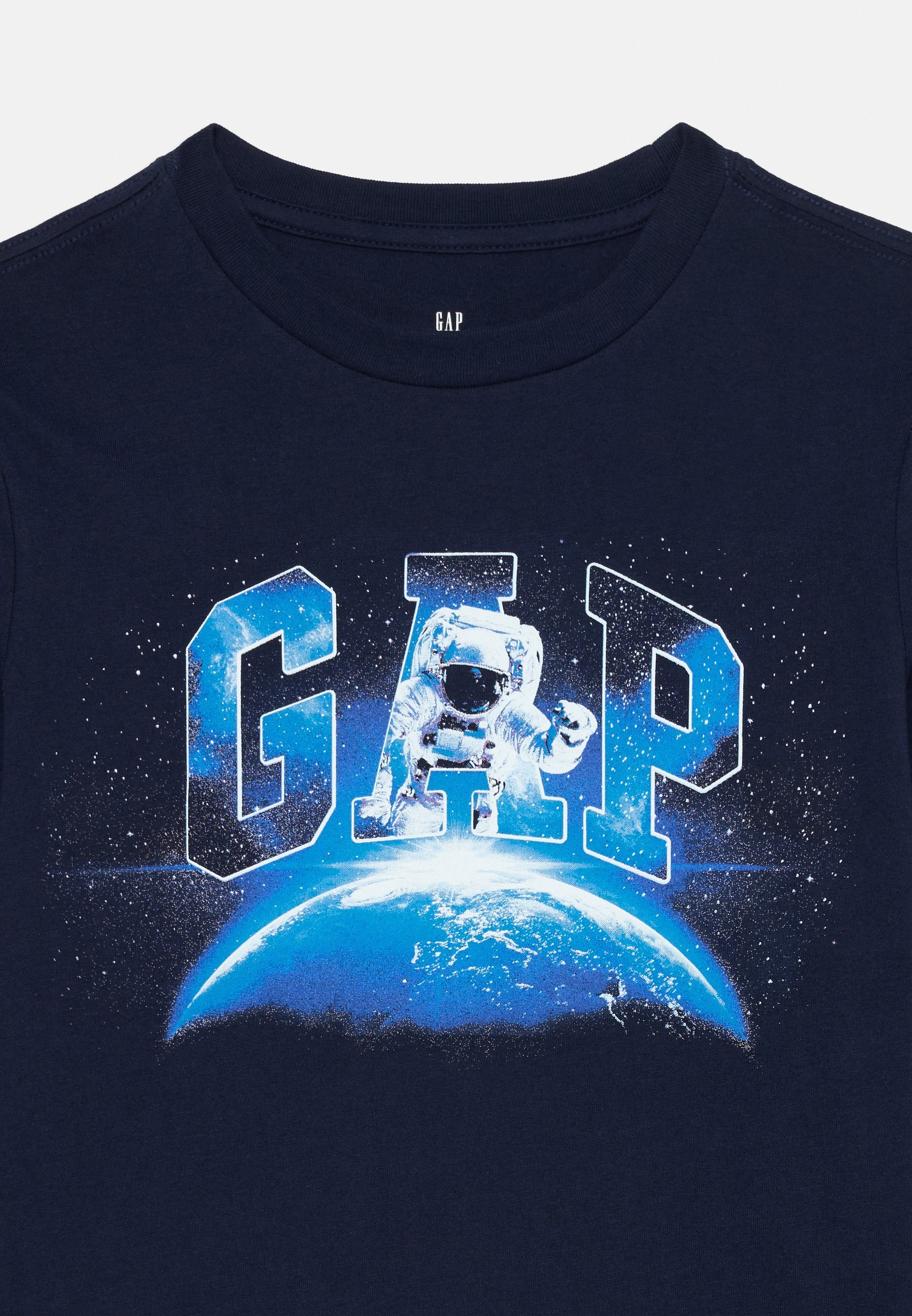 GAP VALUE GRAPHICS BOYS - Long sleeved top - navy uniform