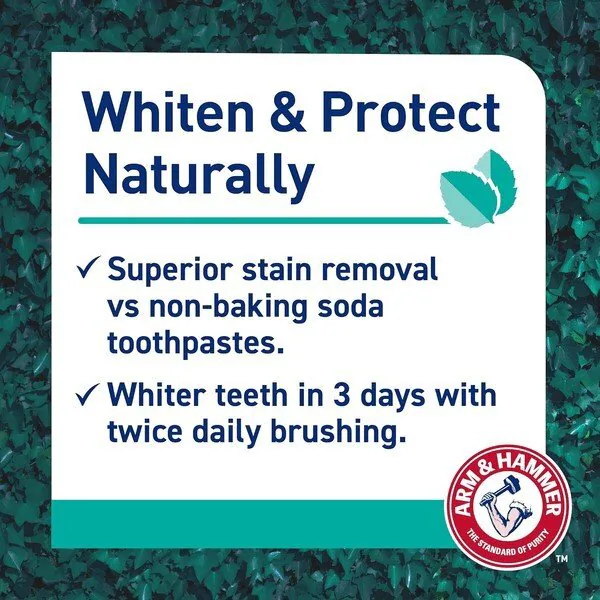Dentifricio Arm and Hammer al bicarbonato di sodio 100% naturale, 75 ml