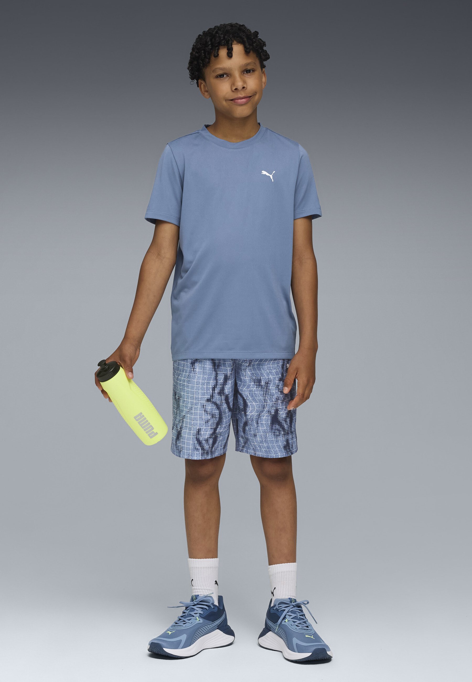 Puma TAD ESS AOP - Sportshorts - koelblauw