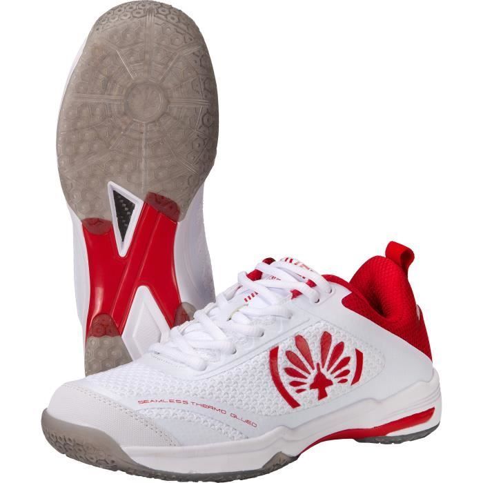 Oliver Sport SX-8 Indoor Squash Shoes - White/Red - Size 41.5