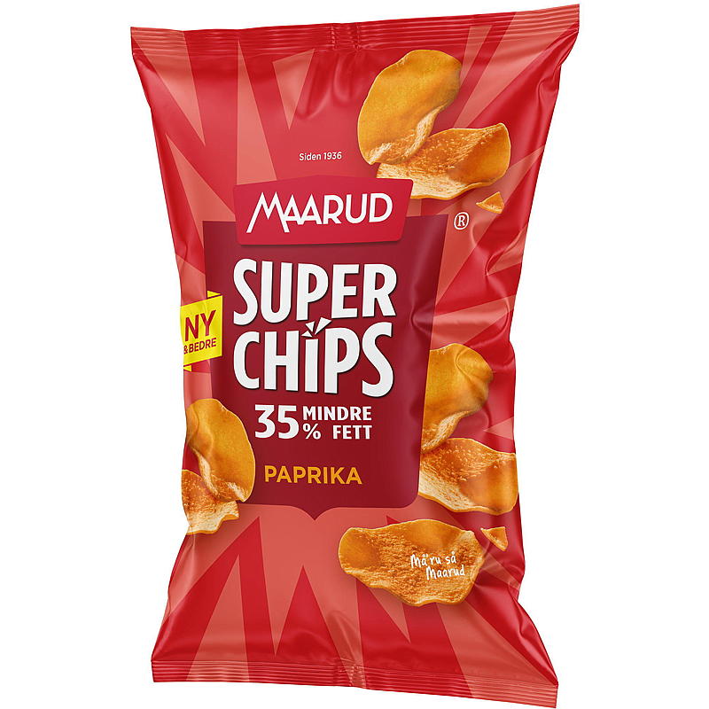 Maarud Superchips 130 g Pimentón Maarud