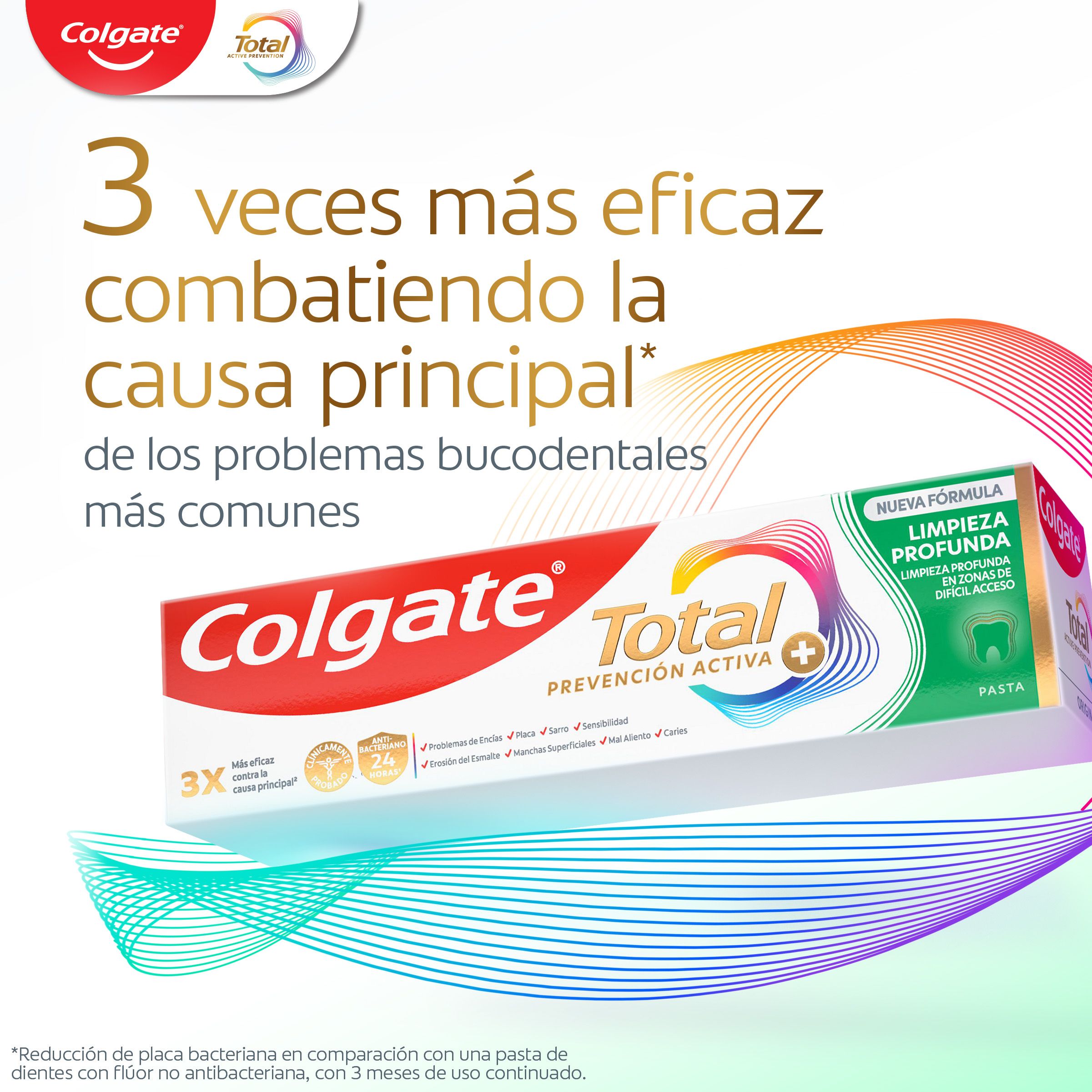 Zobna pasta za globinsko čiščenje Total Active Prevention Zobne paste in zobne paste