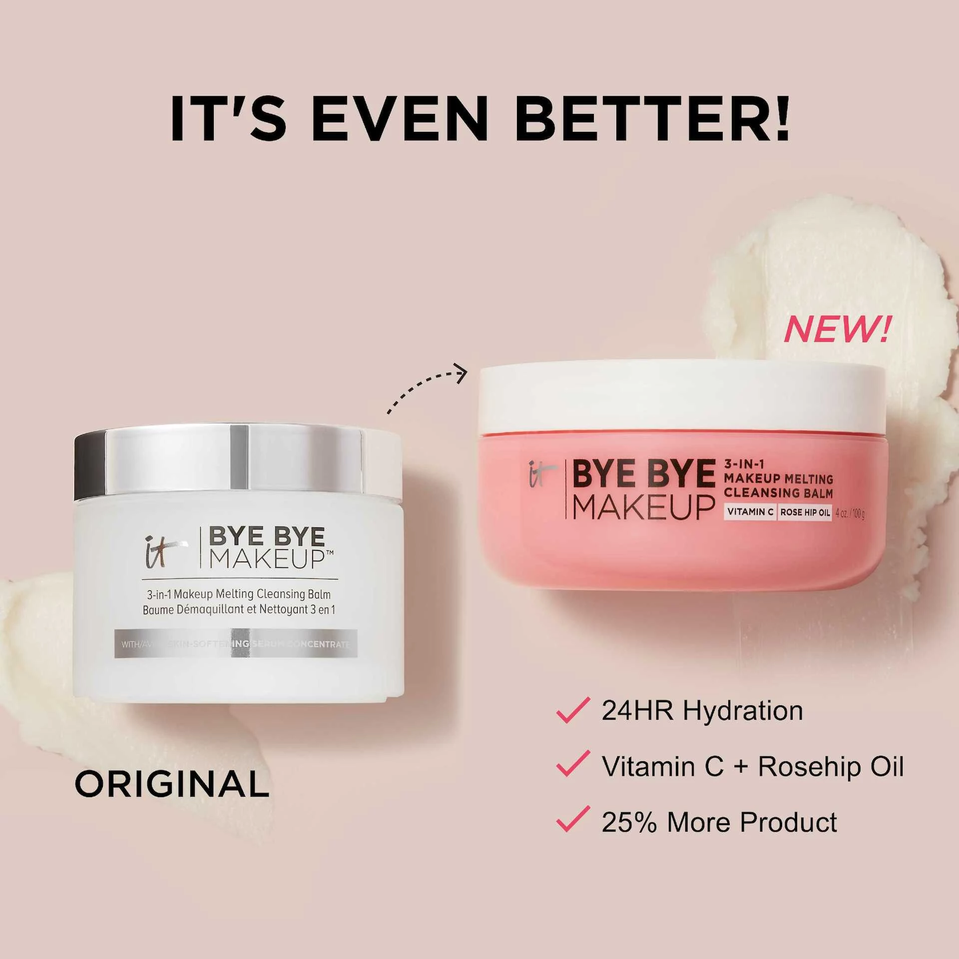 Bye Bye sminktisztító balzsam 100 g - IT Cosmetics