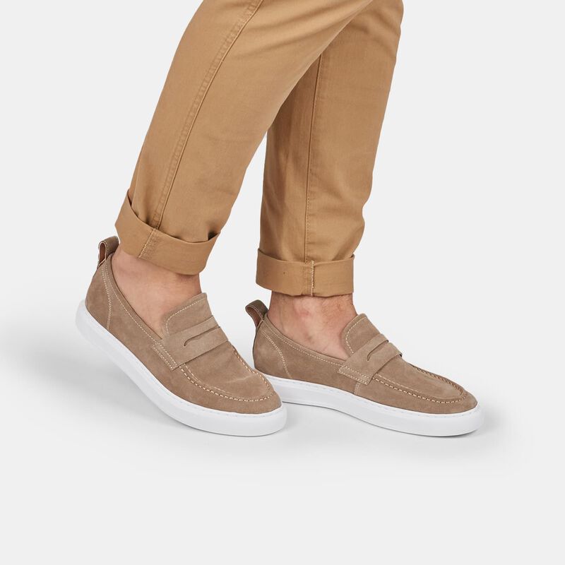 Bata Red Label herrloafers i mocka