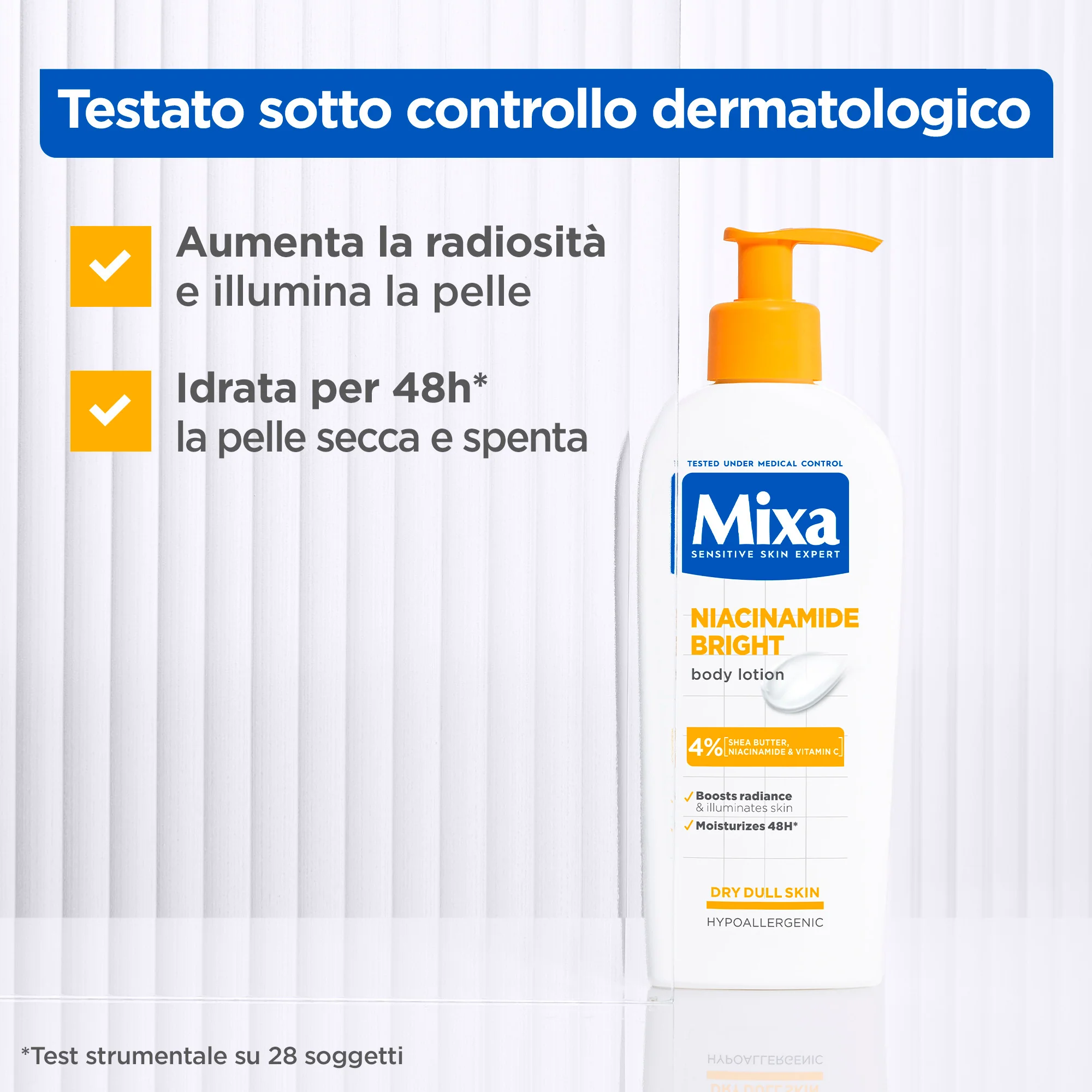 Corpo Niacinamide Bright - Body Lotion - Latte Corpo, Latte corpo illuminante