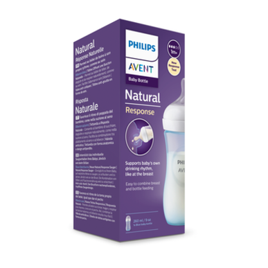 Philips Avent Natural Response flašica za bebe 260 ml plava 260 ml 260 ml