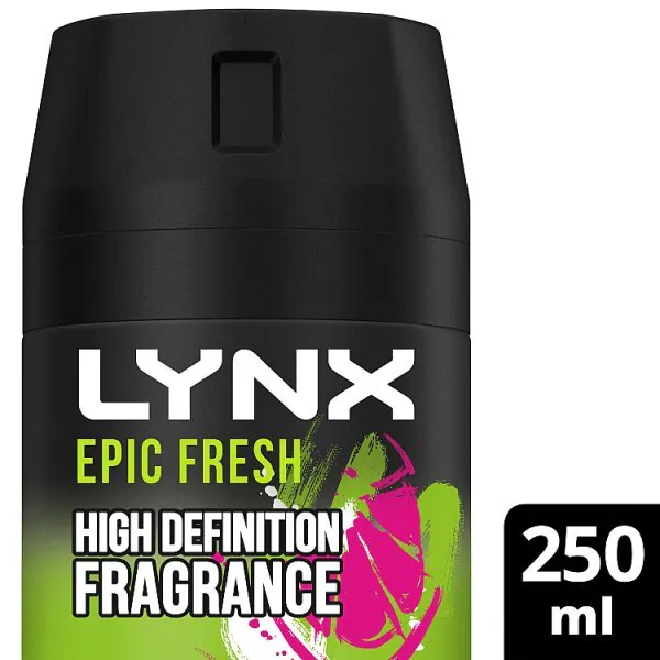 Deodorante spray per il corpo Lynx Epic Fresh 250ml
