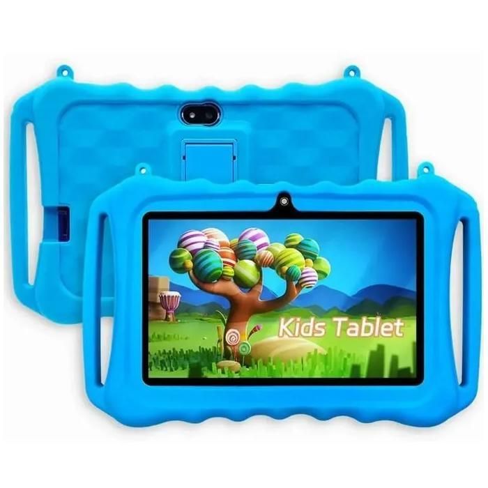 Tableta infantil de 7 pulgadas, Android 11, 2 GB de RAM, 32 GB de almacenamiento, cámara dual, control parental, duplicación de pantalla, Google Play, almacenamiento ampliable hasta 128 GB, batería de 2200 mAh.