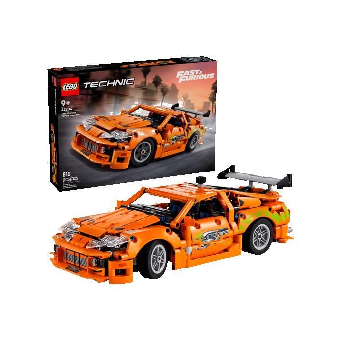 LEGO TECHNIQUE 42204 Fast and Furious Toyota Supra MK4 Gifts Toys Collectibles 9+