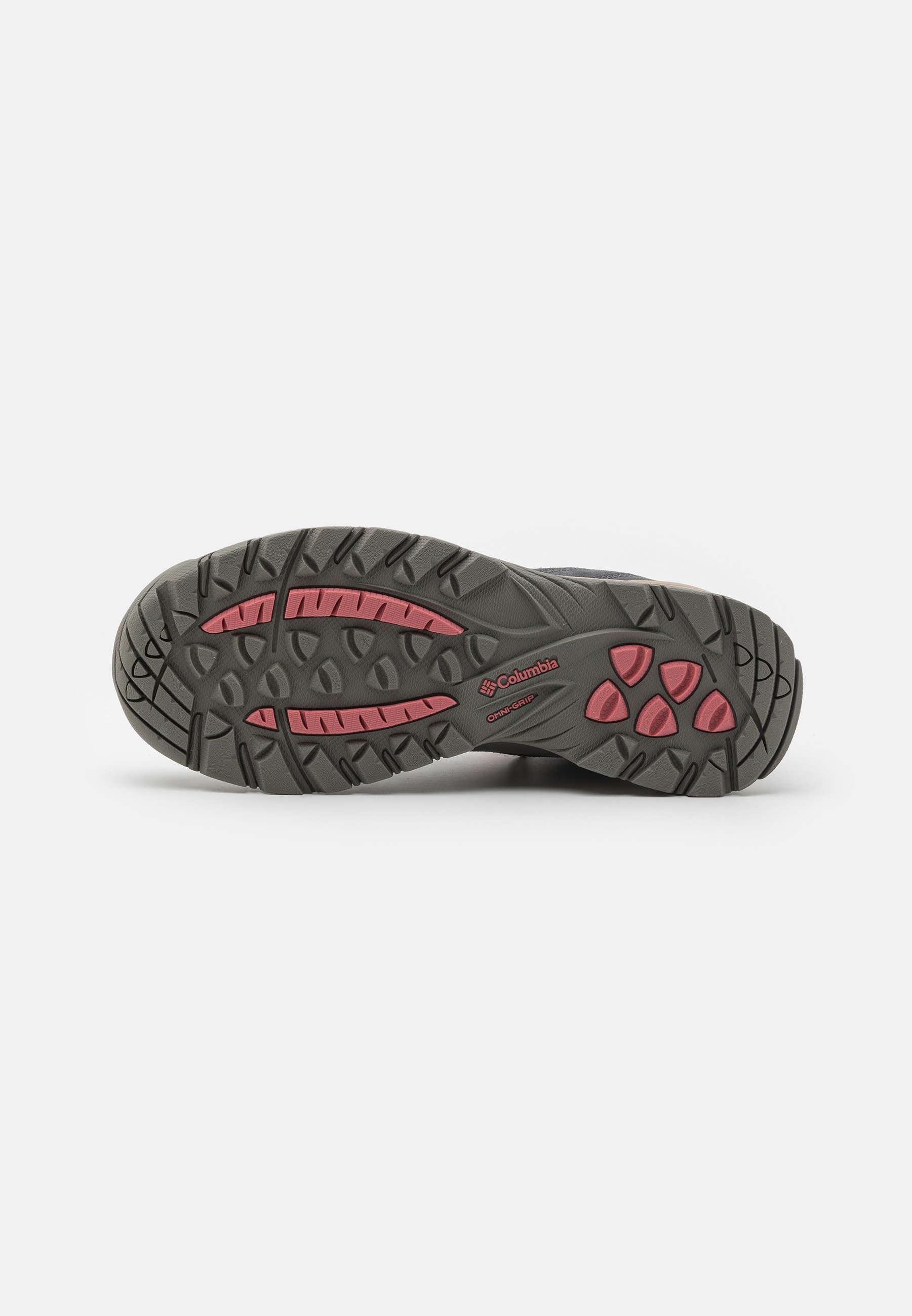 Columbia NEWTON RIDGE™ PLUS WATERPROOF AMPED - Buty trekkingowe - stratus/canyon rose
