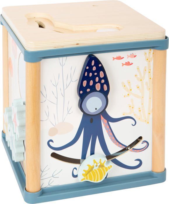 Cube d'éveil - Small Foot - 11910 - Bois - 5 activités - 12 mois et plus