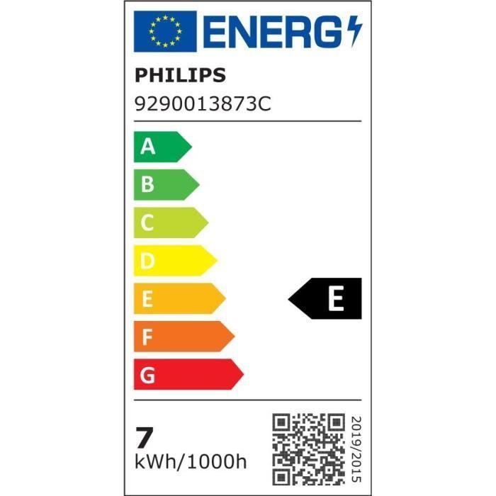 Philips, confezione da 6 lampadine LED E27 trasparenti da 60W, luce bianca calda