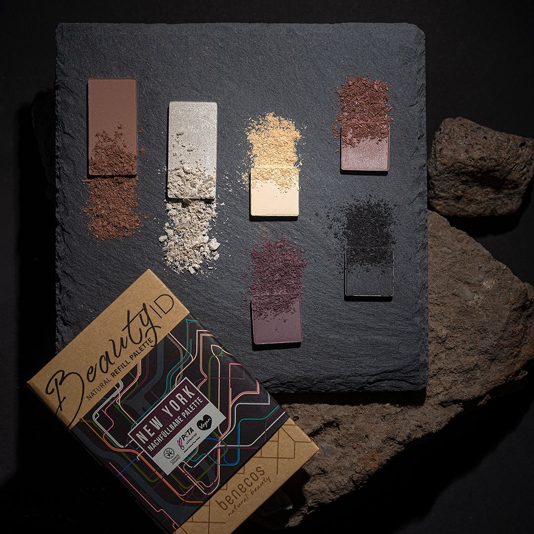 Doplniteľná paleta na prírodnú líčidlá Beauty ID New York Palety na očné tiene a líčidlá