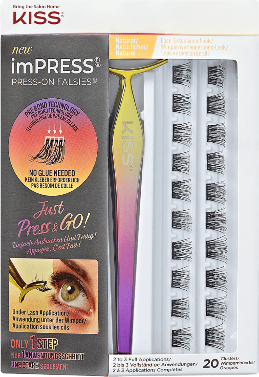 Sada umelých mihalníc Impress Press-On Umelé mihalnice