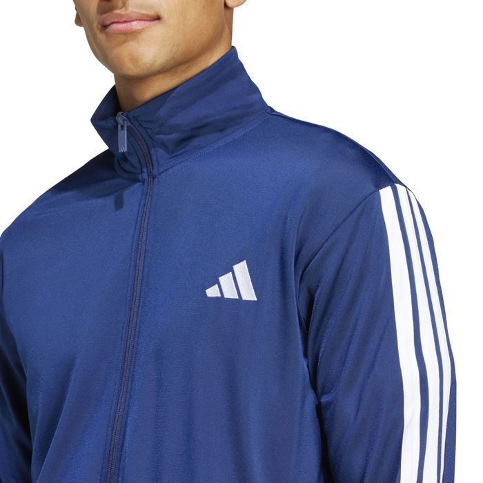 Tuta Adidas Sportswear Basic 3-Strips in maglia blu - JI8859