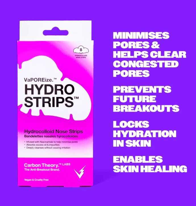 VaPOREize Hydro Strips Hydrokoloidné nosové pásiky Príslušenstvo na čistenie tváre