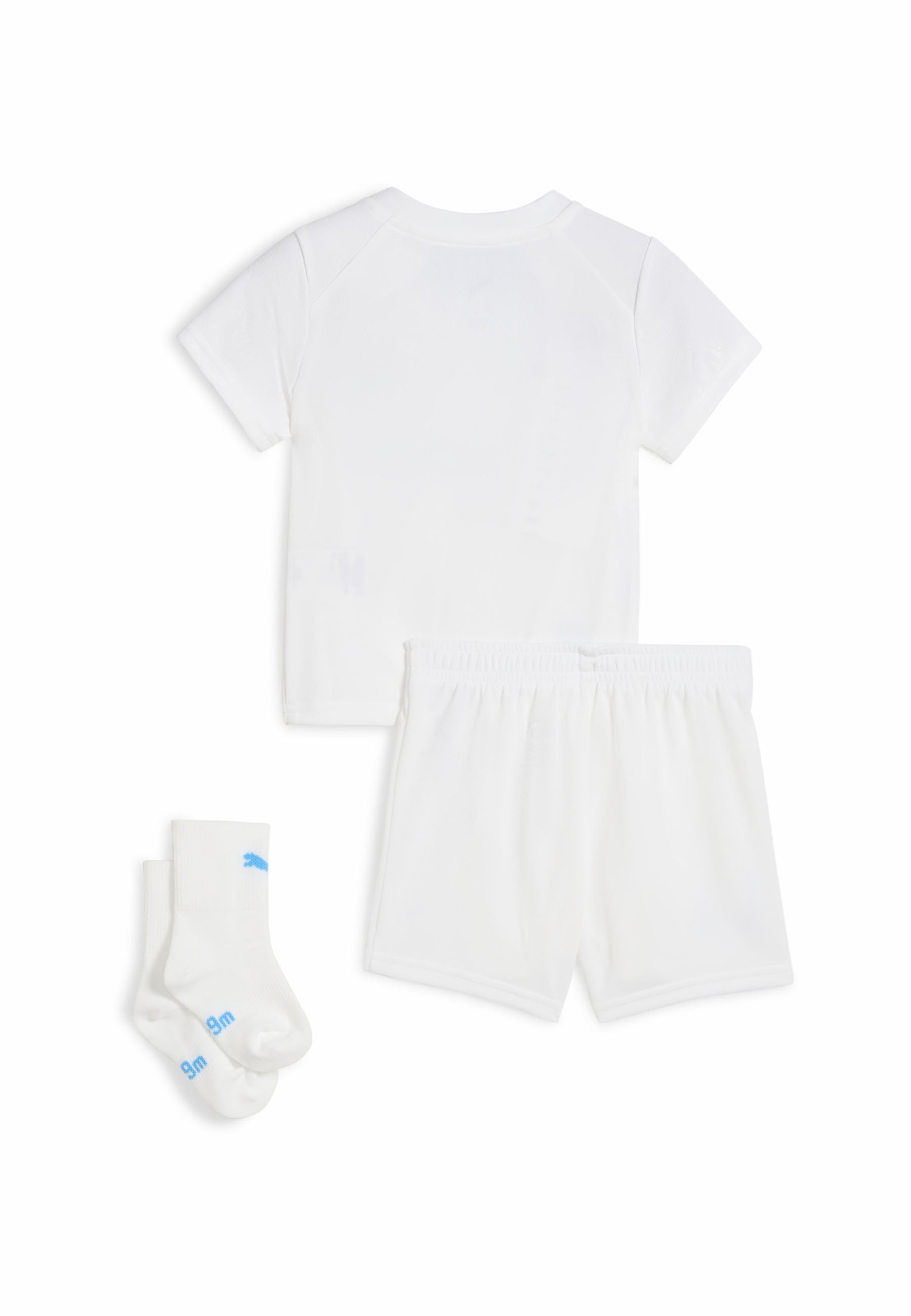 Puma OLYMPIQUE DE MARSEILLE HEIM SET - Šortky - biela azúrovo modrá