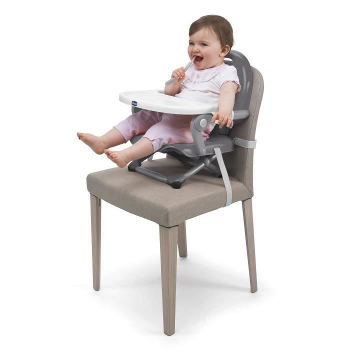 Elevador de mesa para aperitivos CHICCO Pocket, gris oscuro