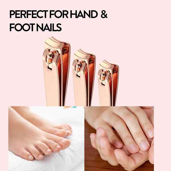 Cortador de unhas Envie em aço inoxidável, ergonômico.