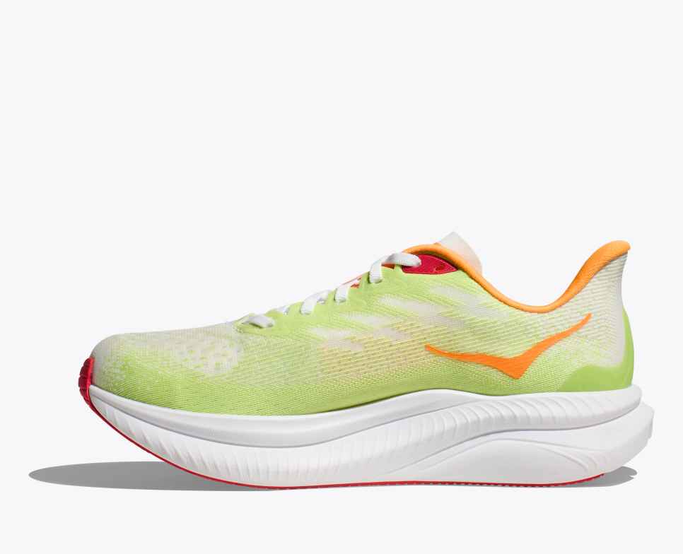 HOKA Mach 6 Wit / Sla