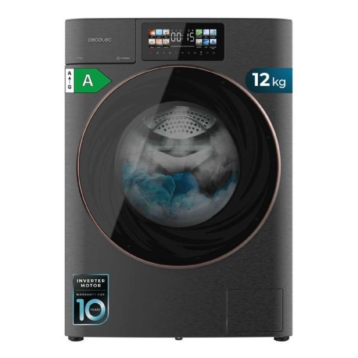 Lavatrice Cecotec Bolero DressCode 10950 con dosaggio automatico, Autodose Inverter 3D Steel A