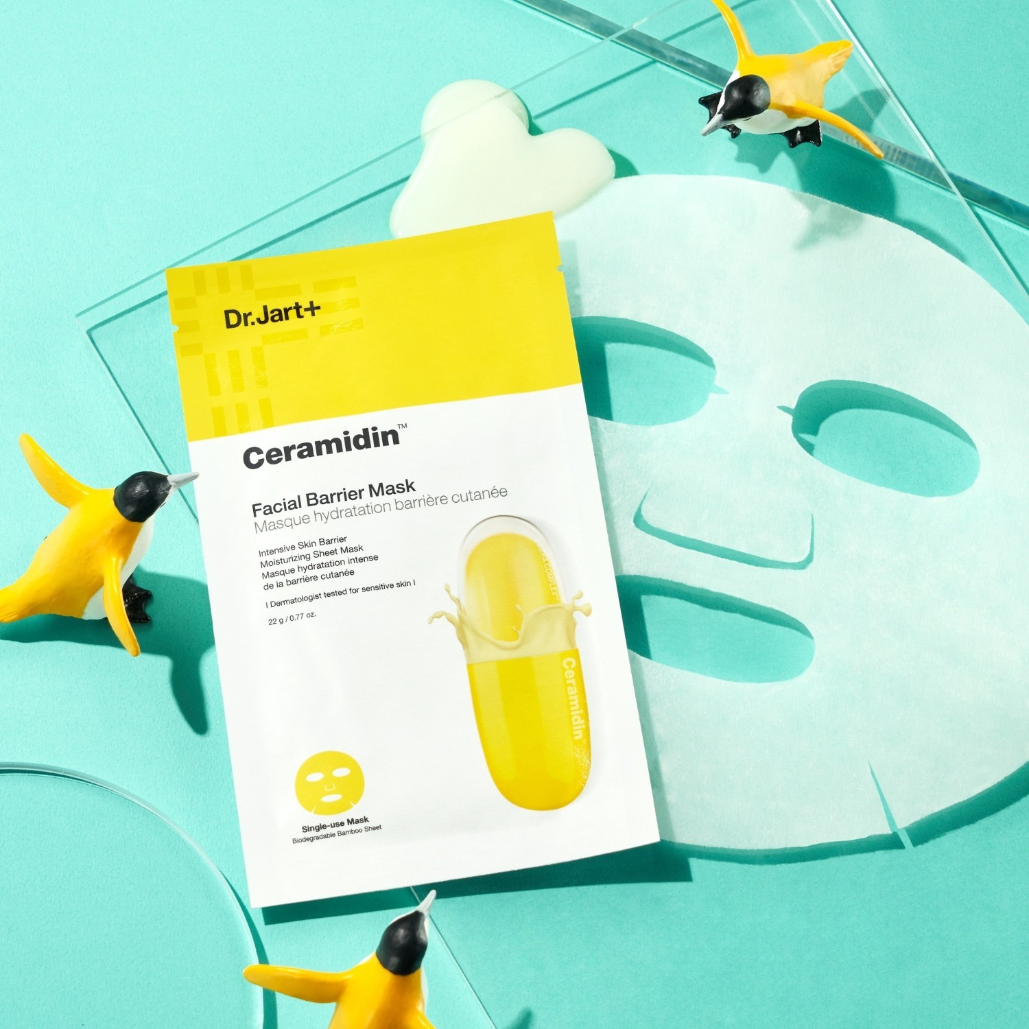 Dr. Jart+ Sheet Mask Ceramidin™ mitrinoša ādas aizsargmaska - 18 g