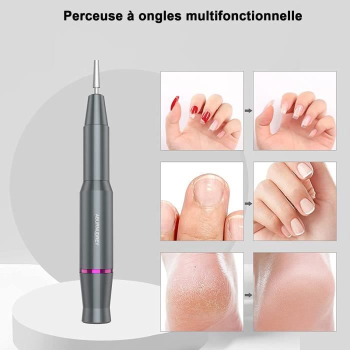 Professional Nail Drill - AUDBURN - 12 in 1 - Rechargeable and Portable Design