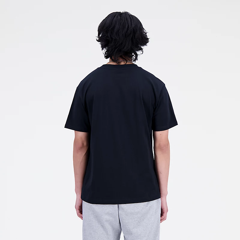 T-shirt en jersey de coton revisité pour homme - NOIR
