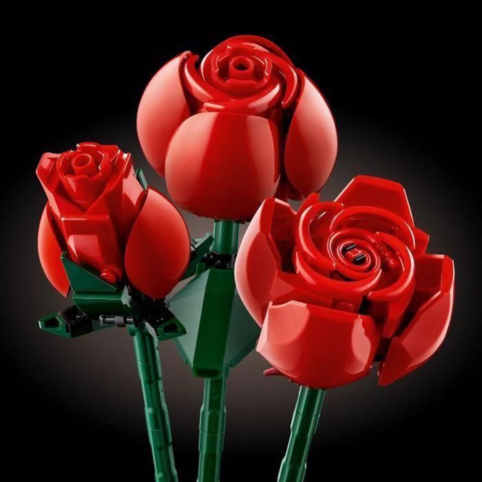 LEGO® 10328 Icons Bouquet di rose, fiori artificiali per decorazione, regalo di San Valentino per adulti