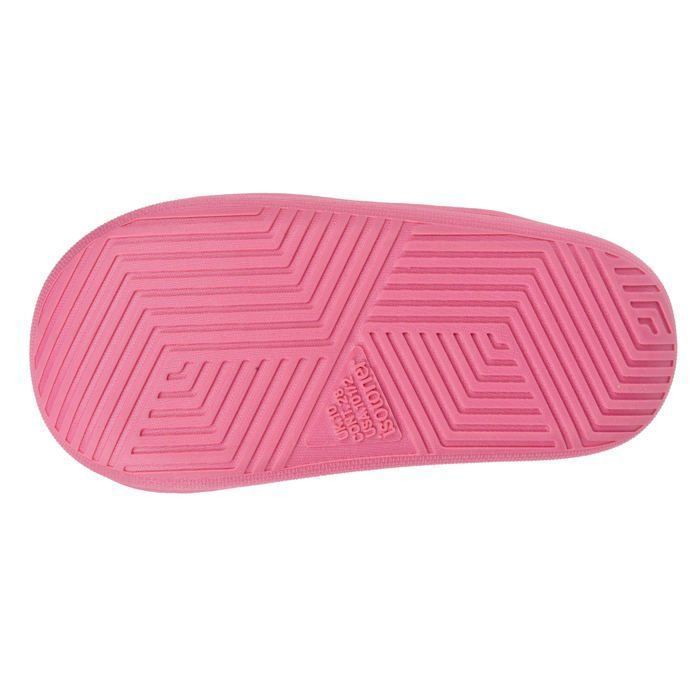 Isotoner Chaussons sherpa fraise, semelle bloup XTRA Confort, amorti souple ivoire fille