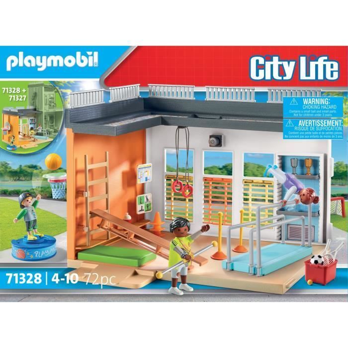 PLAYMOBIL 71328 Palestra - Vita cittadina - Scuola - Amore per l'apprendimento Mondo scolastico