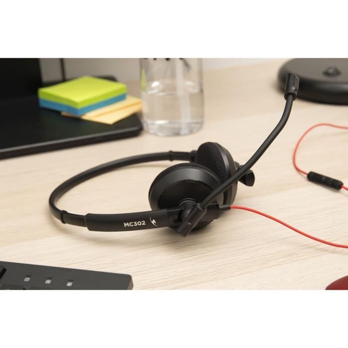 Casque-Micro - BLUESTORK - MC302 - Windows, Mac, Smartphone, Tablet, Console ( PS4, Switch, XBOX) - Telelavoro Home Office