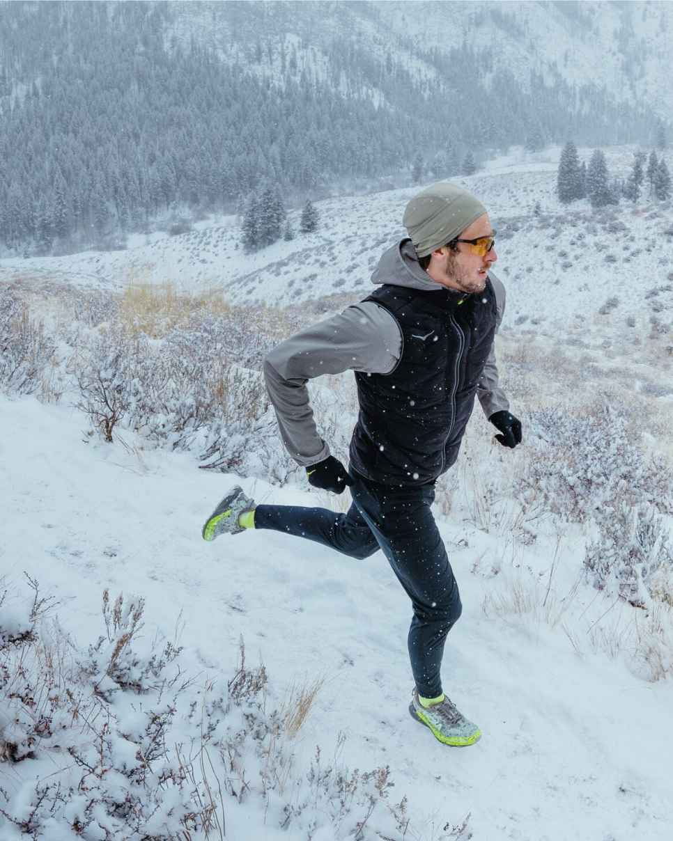 HOKA Skyfill Laufweste Schwarz