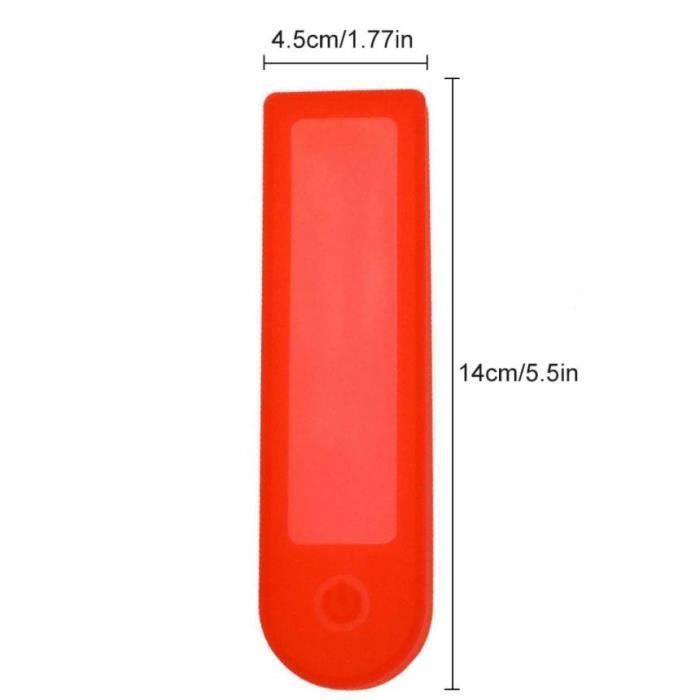 Protezione in silicone impermeabile per cruscotto del monopattino elettrico Xiaomi M365 - Rosso