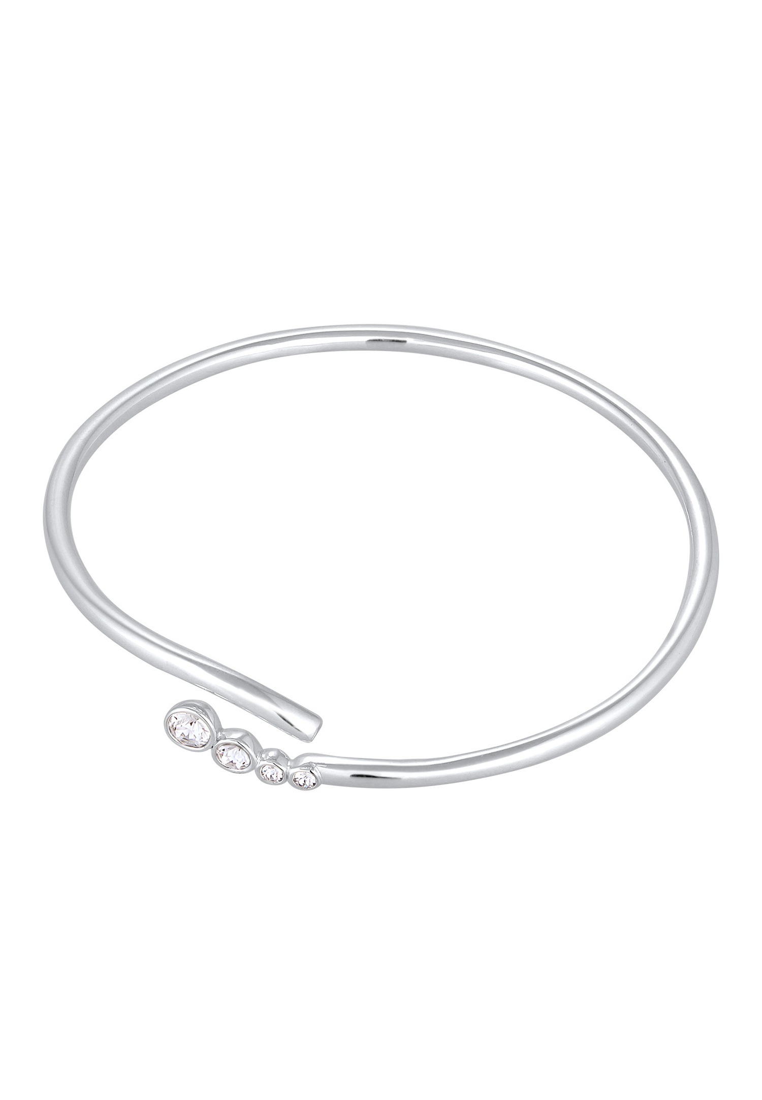 Elli Femmes Anneau de bras Élégant étincelant avec cristaux en argent sterling 925