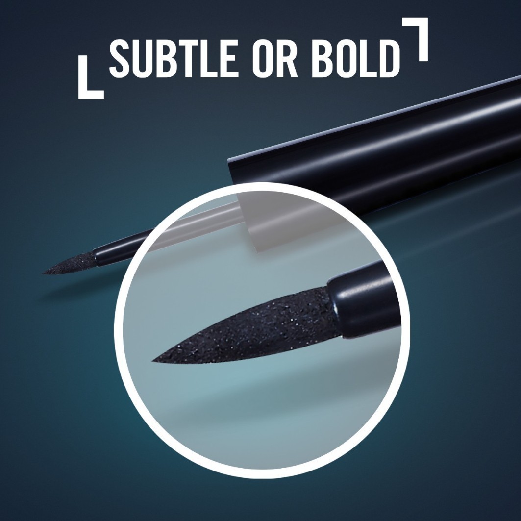 Rimmel London Eyeliner Scandaleyes Exaggerate tekutá očná linka 001 Black - 2,5 ml
