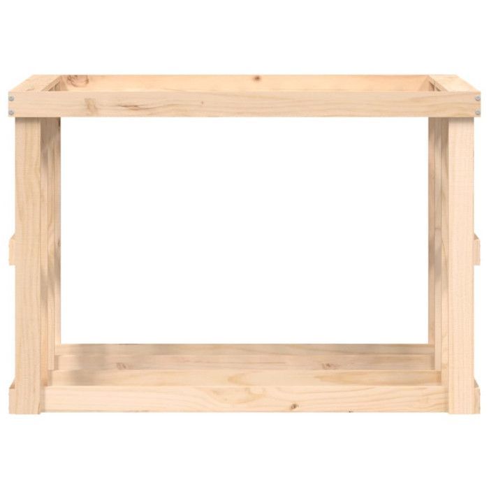 vidaXL Holzständer für den Außenbereich 108x52x74 cm Massives Kiefernholz 822631
