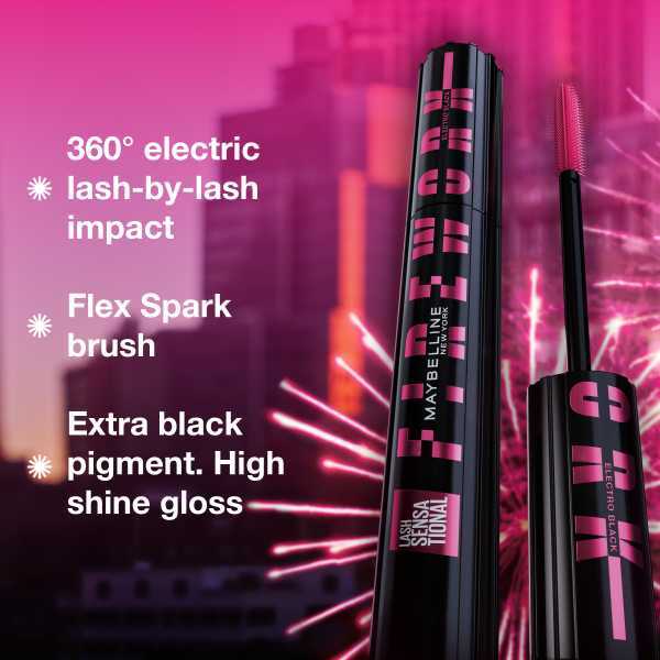 Řasenka Maybelline Lash Sensational Firework Electro Black