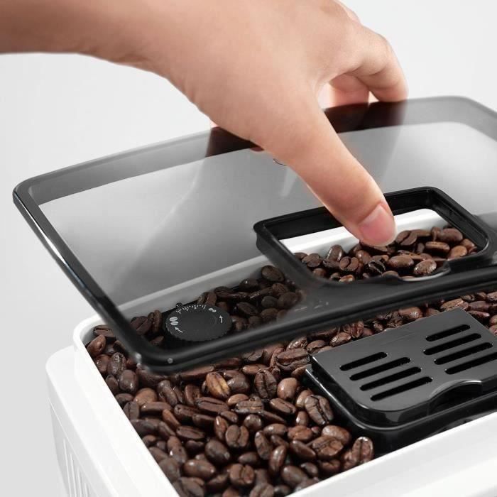 Macchina per caffè espresso De'Longhi Magnifica S con macinacaffè incorporato - ECAM22.110.W - 4 ricette - Bianca