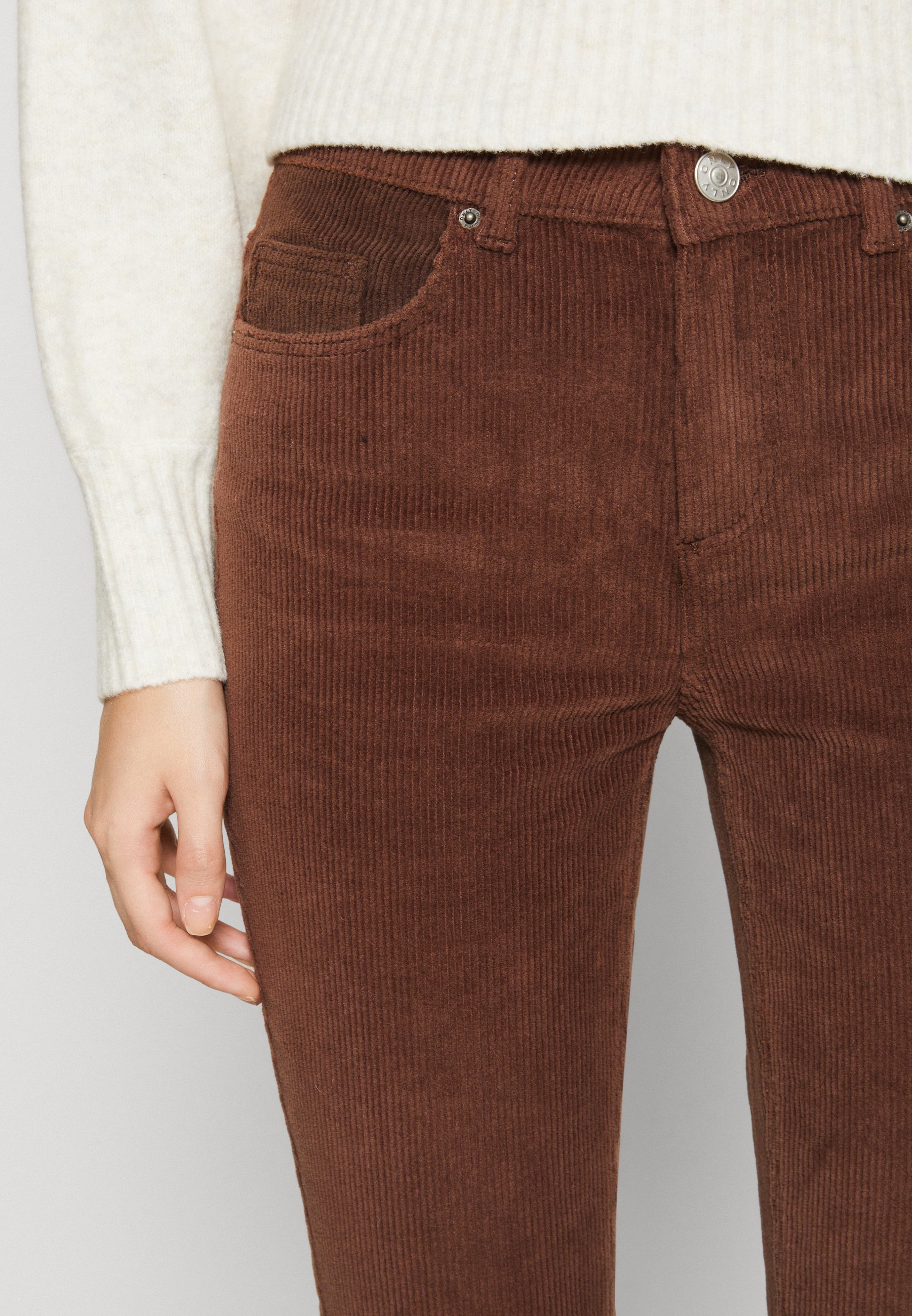 SOLO SU ONLMARY GLOBAL FLARED - Pantaloni - borsa della spesa