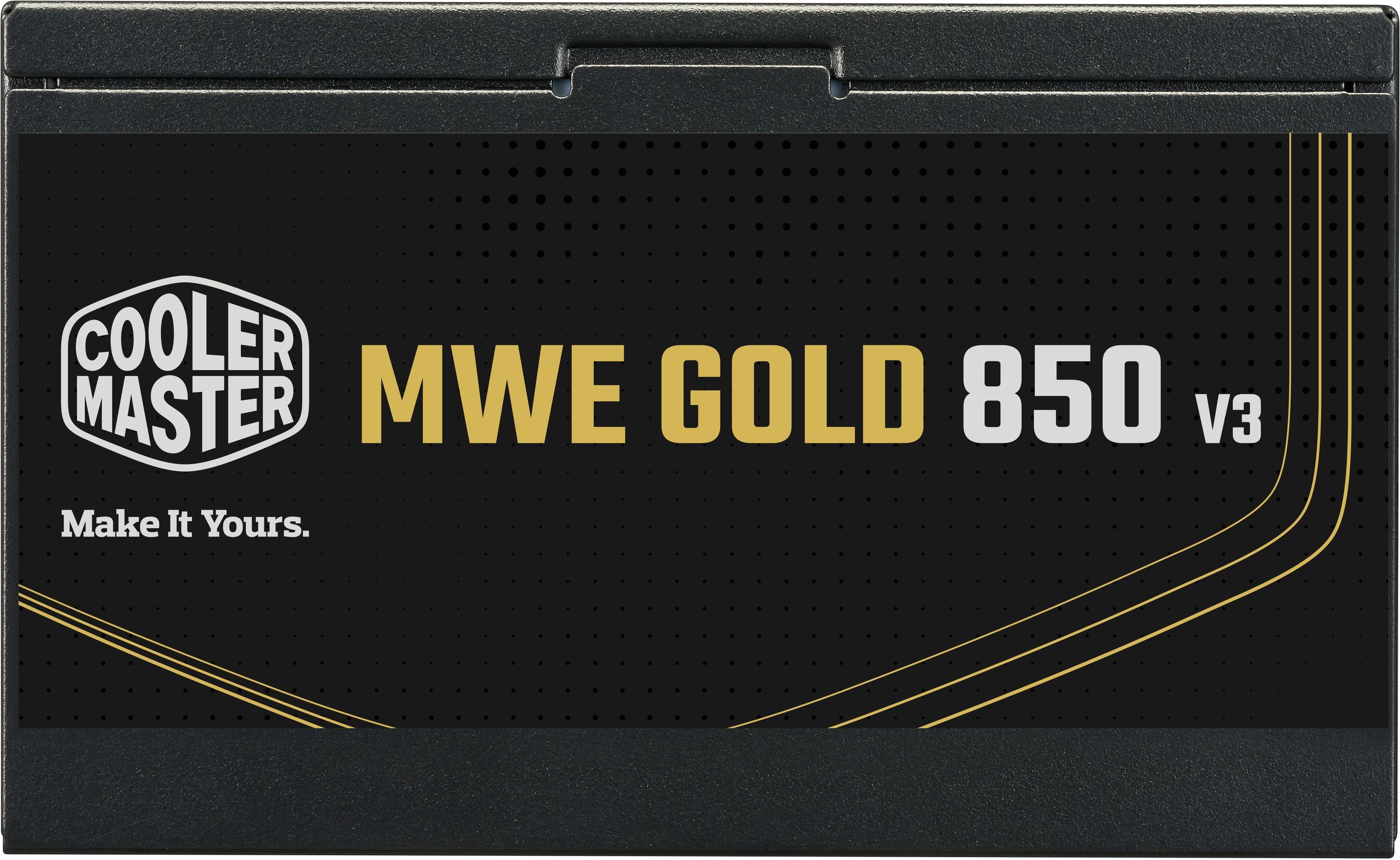Alimentatore per PC - COOLER MASTER - MPE-8506-ACAG-BEU - MWE Gold 850 V3 Non modulare - ATX 3.1 - 80+ GOLD - 850 W