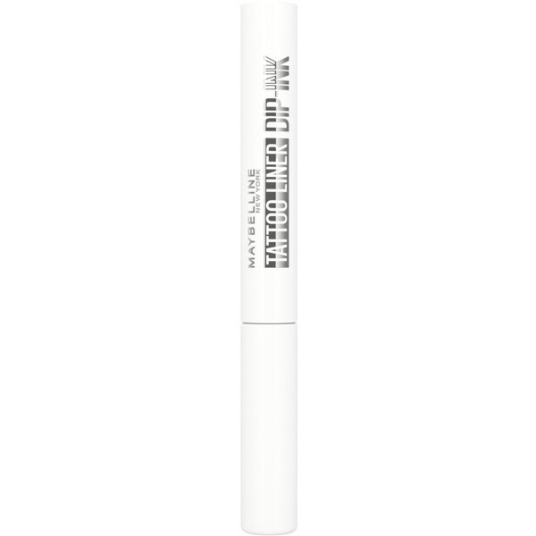 Tekoče črtalo za oči Maybelline New York Tattoo Liner odtenek 104 White Canvas Dip-Ink, 3,5 ml