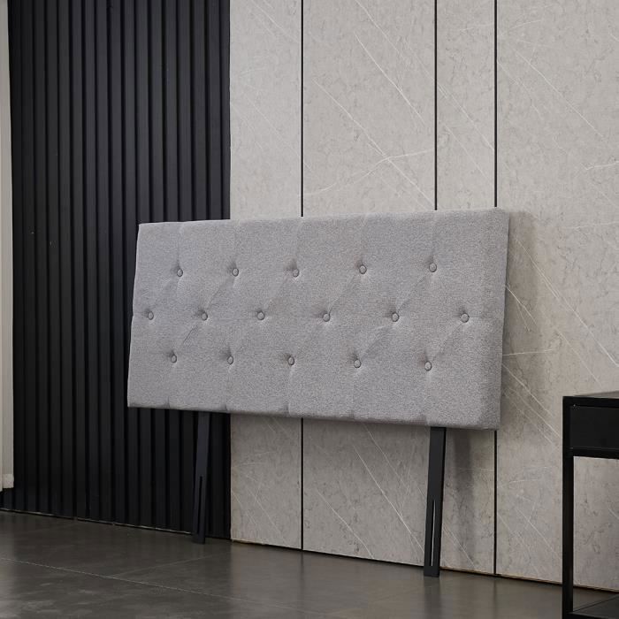 Tête de lit rembourrée 140x100 cm  - Épaisseur 8 cm  DEWINNER
