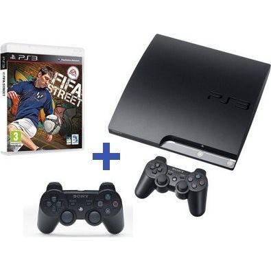 PS3 160 GB + controller DualShock 3 + FIFA Street 4