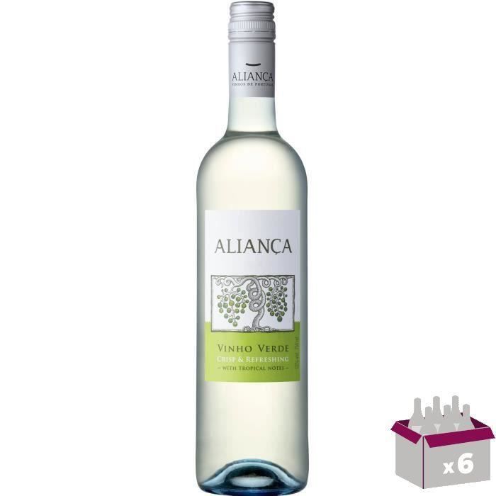 Aliança 2018 Vinho Verde - Vin blanc du Portugal x6