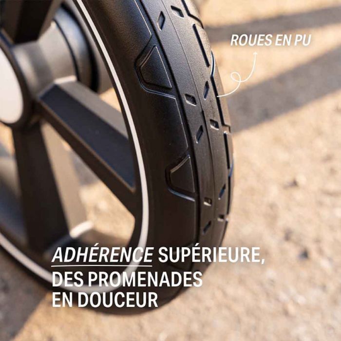Baninni Luiz XL Poussette Double Noir - Solution Innovante avec Sièges Convertibles Extra Spacieux de la Naissance à 22 kg