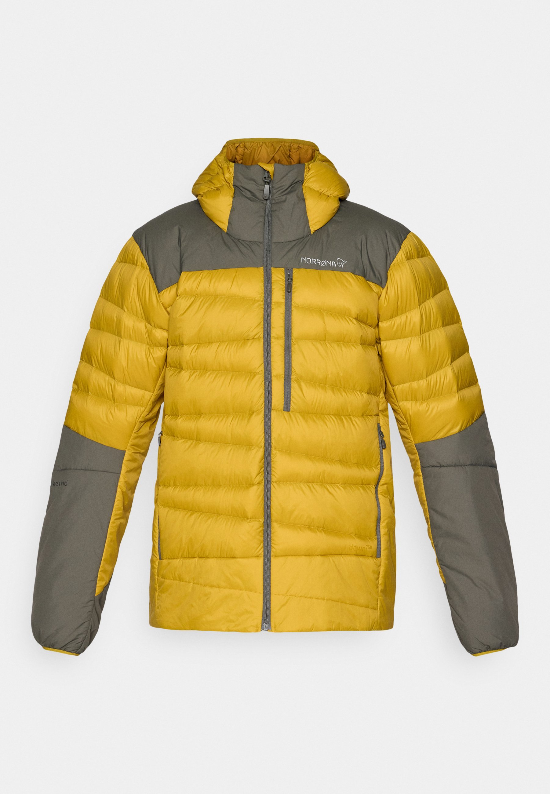 Norrøna FALKETIND HOOD - Piumino - palma dorata
