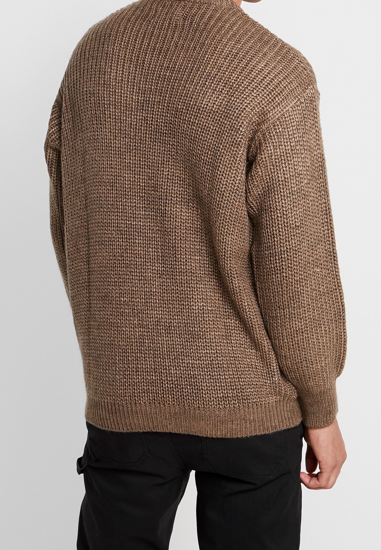 Pull YOURTURN - marron clair moucheté