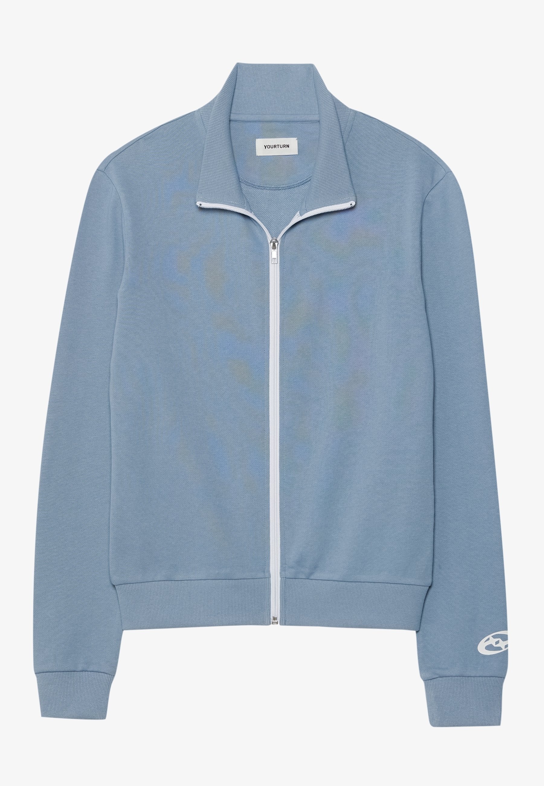 YOURTURN Sweatshirt mit Reißverschluss – blau